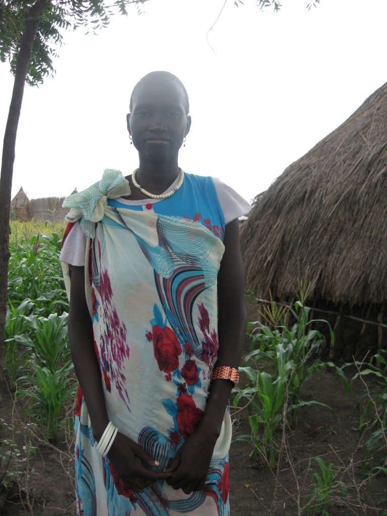 Courtesy WRC. This community-based distribution agent in Malakal, South Sudan, ensures family planning is available for her community.