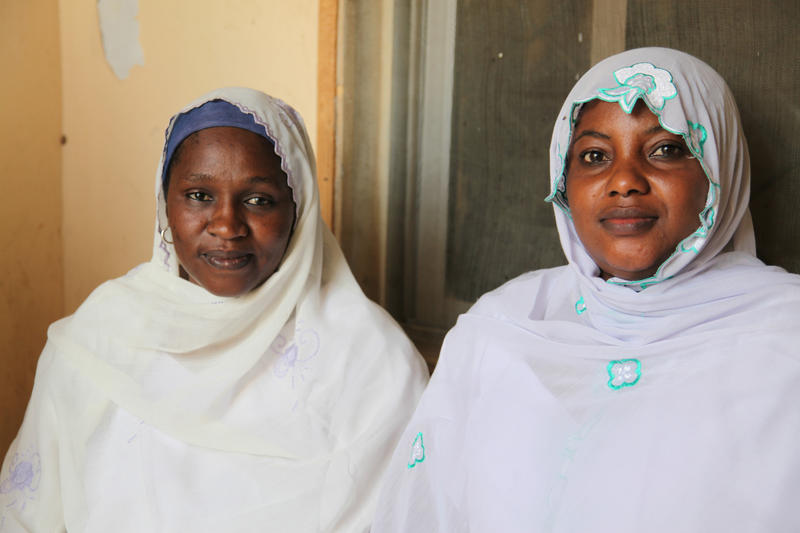 Female health workers at a family planning and maternity clinic in northern Nigeria. (c) 2010 Bonnie Gillespie/CCP, Courtesy of Photoshare